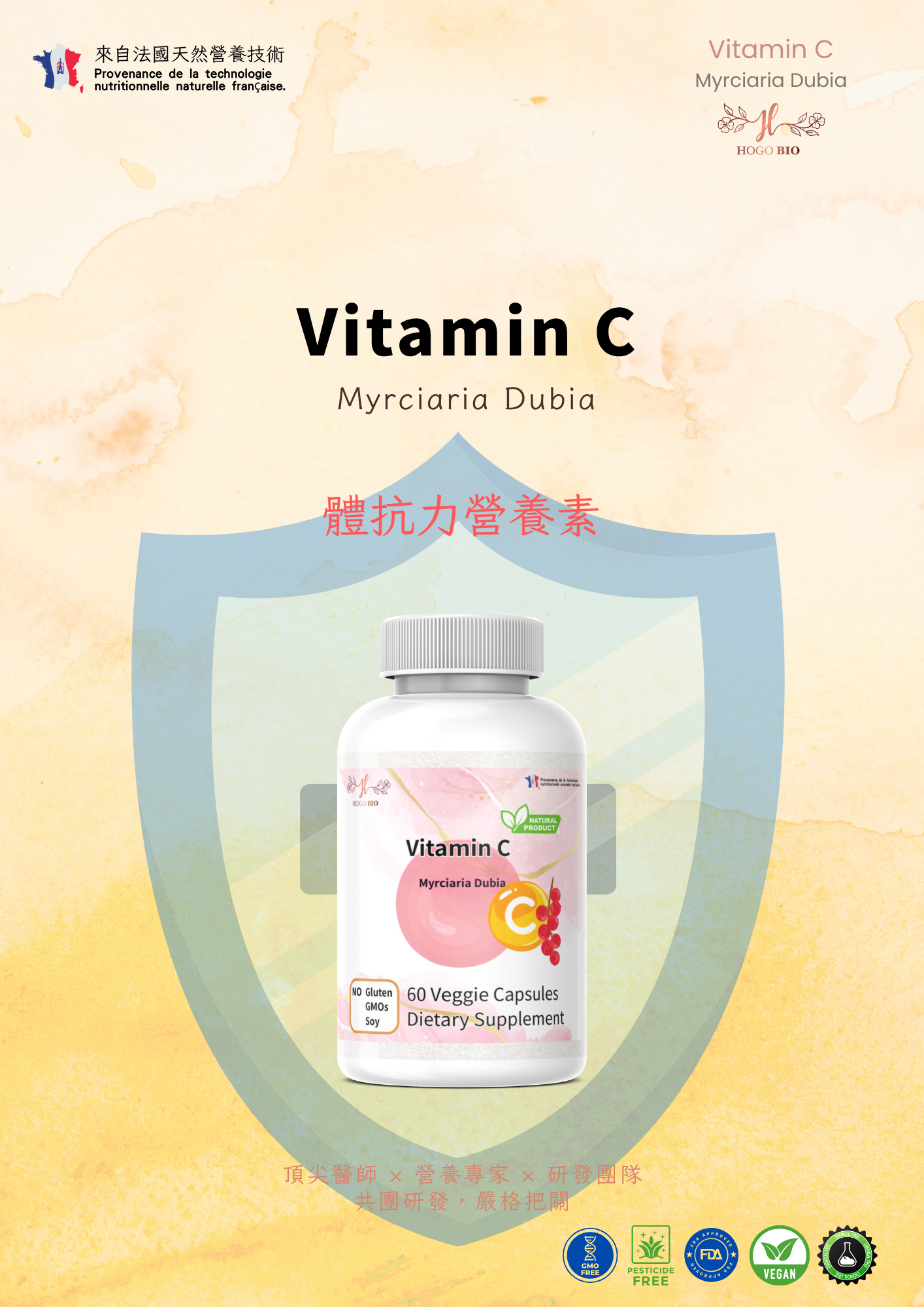 HOGO BIO 體抗力營養素 (Vitamin C)_外銷款